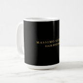 Mug Couleur Or Noir Professionnel Tendance (Devant gauche)