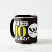 Mug Couleur personnalisée Café anniversaire UNIVERSAL  (Devant gauche)