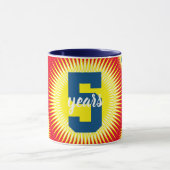 Mug Couleur personnalisée Café anniversaire UNIVERSAL (Centre)