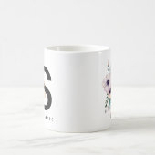 Mug Couleur pour aquarelle de Boho de monogramme de (Centre)