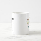 Mug Couleur pour aquarelle de Boho de monogramme de (Centre)