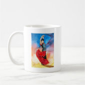 Mug Couleur pour aquarelle de DANSEUR de FLAMENCO (Gauche)