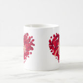 Mug Couleur rouge amour (Centre)