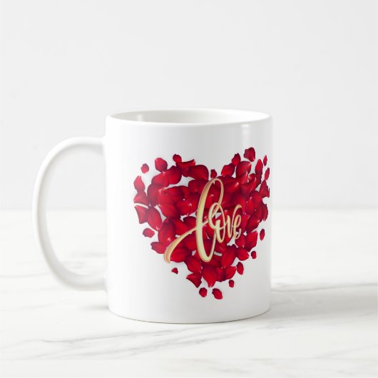 Mug Couleur rouge amour (Gauche)