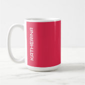 Mug Couleur solide Amaranth | Classic Personnalisé (Gauche)
