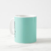 Mug Couleur solide bleu oeuf de Robin (Devant gauche)