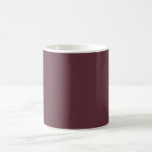 Mug Couleur solide bordeaux (Centre)