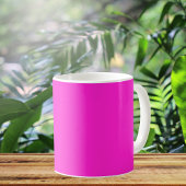 Mug Couleur solide magenta chaude