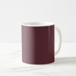 Mug Couleur solide Maroon profonde