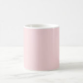 Mug Couleur solide rose en poudre (Centre)