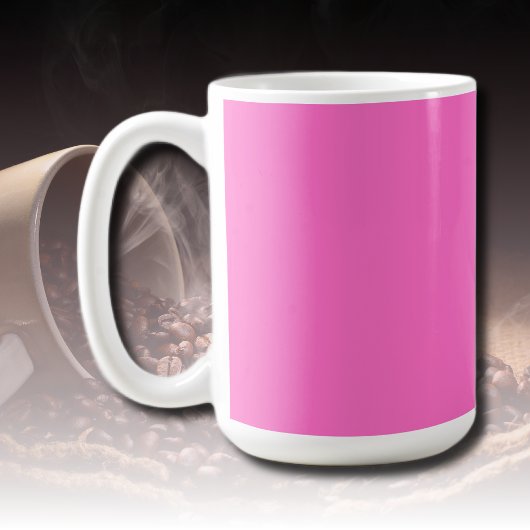Mug Couleur solide rose néon | Classique