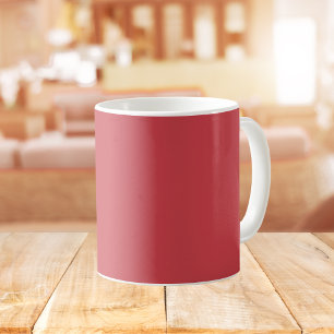 Mug Couleur solide rouge fraise