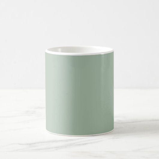 Mug Couleur solide Sage Mist vert clair (Centre)