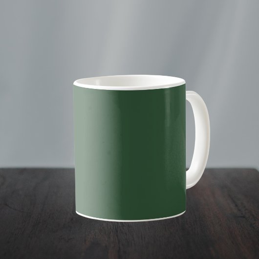 Mug Couleur solide vert émeraude foncé
