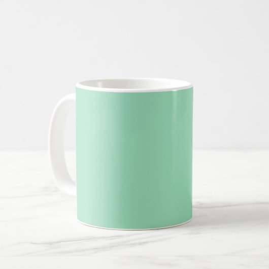 Mug Couleur solide verte marine (Devant gauche)