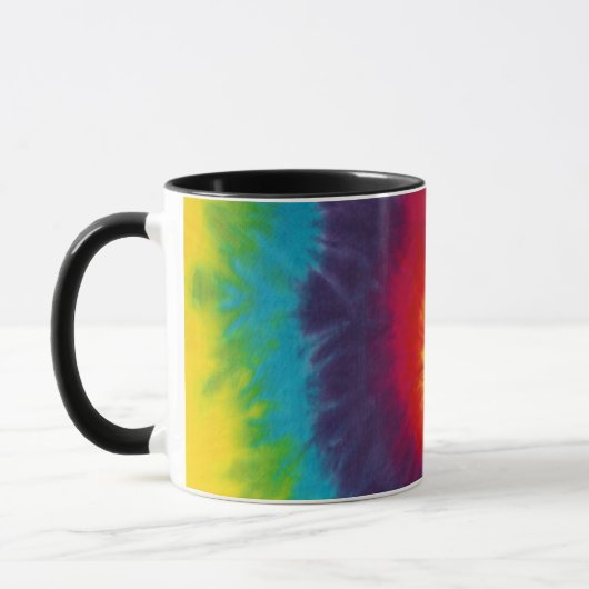 Mug Couleur Super Cool Rainbow Swirl Tie (Gauche)
