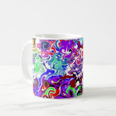 Mug Couleur Thérapie Fluid Art Swirls (Devant gauche)