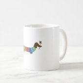 Mug Couleur trait mignon chien arc-en-ciel (Devant droit)