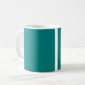 Mug Couleur Turquoise astucieuse (Devant gauche)