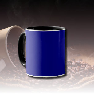 Mug Couleur uni bleu marine   Classique   Élégant