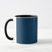 Mug Couleur uni bleu prussien | Classique | Élégant (Gauche)