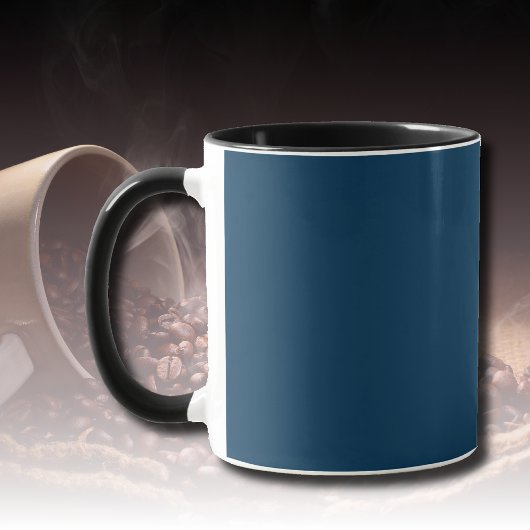 Mug Couleur uni bleu prussien | Classique | Élégant