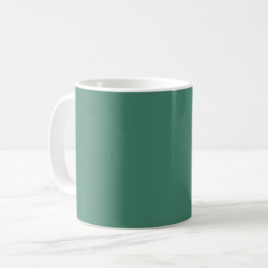 Mug Couleur unie vert monet (Devant gauche)