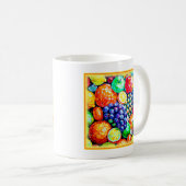 Mug Couleur vibrante des fruits. Commandez dès mainten (Devant droit)