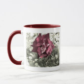 Mug Couleur Vintage Rose rouge (Gauche)