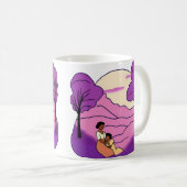 Mug Couleur violet (Devant droit)