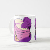 Mug Couleur violet (Devant gauche)