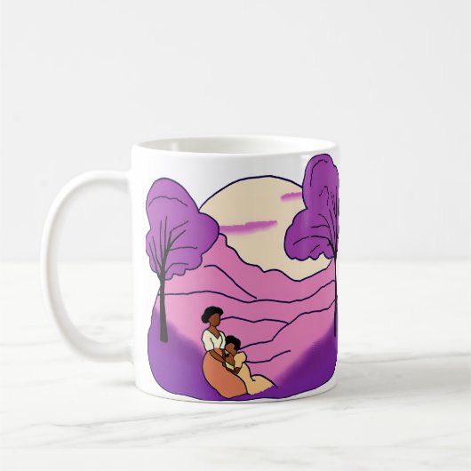 Mug Couleur violet (Gauche)