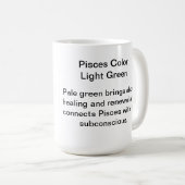 Mug - Couleur Zodiac pour les Poissons (Devant droit)