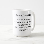Mug - Couleur Zodiac pour Taurus (Devant droit)