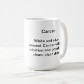 Mug - Couleur zodiaque pour le cancer (Devant droit)