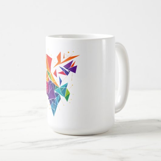 Mug couleurs à la mode (Devant droit)