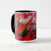 Mug Couleurs Abstraites de peinture #32 (Devant gauche)