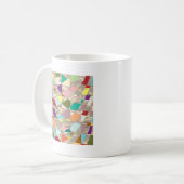 Mug Couleurs Abstraites or (Devant gauche)