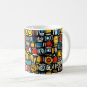 Mug Couleurs Abstraites psychédélique (Devant droit)