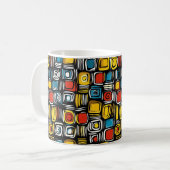 Mug Couleurs Abstraites psychédélique (Devant gauche)