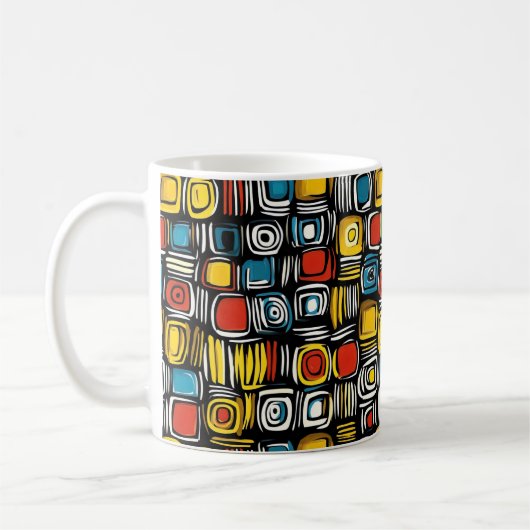 Mug Couleurs Abstraites psychédélique (Gauche)