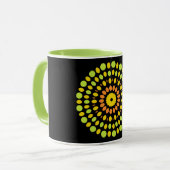 Mug Couleurs agrumes, vert citron, (Devant gauche)