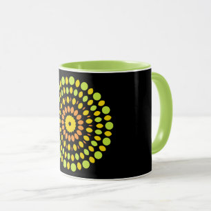 Mug Couleurs agrumes, vert citron,