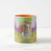 Mug Couleurs amusantes de Poppy Art (Centre)