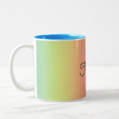 Mug - Couleurs arc-en-ciel avec famille (Gauche)