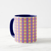 Mug - Couleurs arc-en-ciel en cercles (Devant gauche)