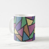 Mug Couleurs arc-en-ciel en mosaïque motif (Devant gauche)