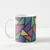 Mug Couleurs arc-en-ciel en mosaïque motif (Gauche)