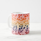 Mug Couleurs arc-en-ciel Feuille (Devant gauche)