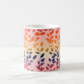 Mug Couleurs arc-en-ciel Feuille (Centre)